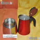 Meggypiros 4 adagos indukciós kotyogós kávéfőző szétszerelve
