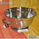 Rozsdamentes zöldség és gyümölcsmosó kosár 24 cm