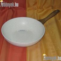 Gránitbevonatos wok serpenyő
